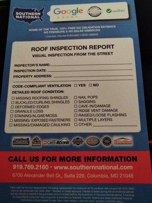 Southern national is a rename of a company called ReNew home designs well know for ripping off customers and providing awful work