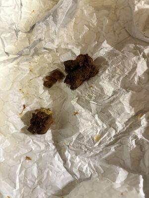 These are the beans from the food I ordered. This was May third 2025