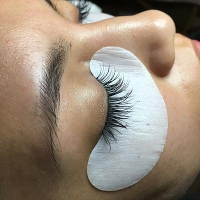 Eyelashes Extensions.