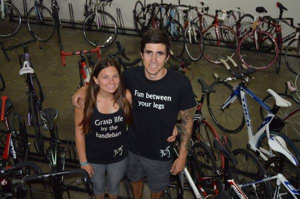 Owners Mitch and Denise -- read about them in the Long Beach Business Journal (photo by Larry Duncan)