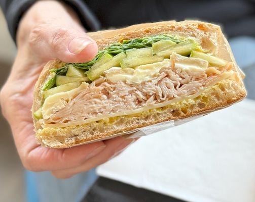 TAB Turkey Apple Brie sandwich. No skimping!