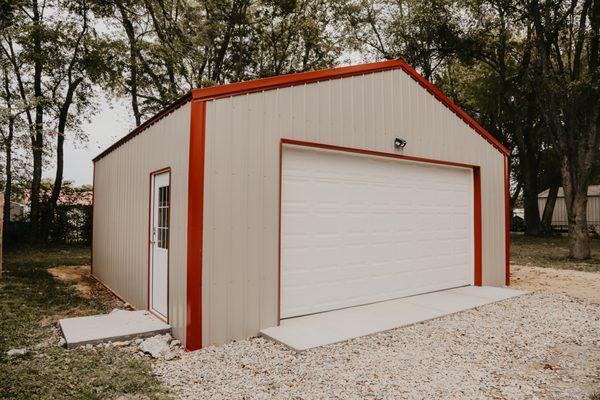 24x24x10 utility garage