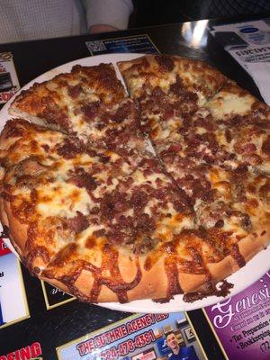 Chicken bacon ranch pizza