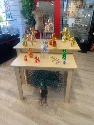 Jeff Koons, I keep running into his stuff.