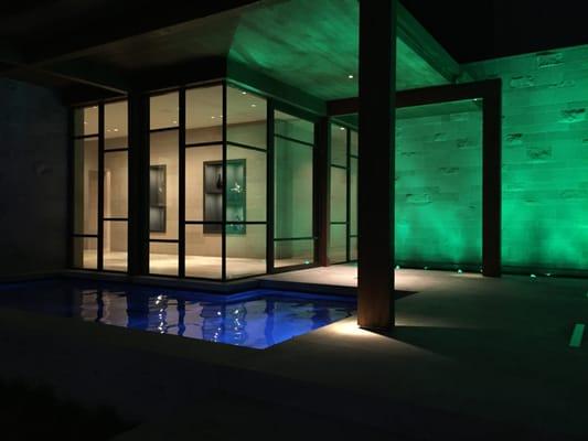 Private Estate- Master Plan Landscape Lighting Design-Build