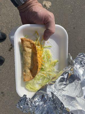 Small crispy $5 taco.