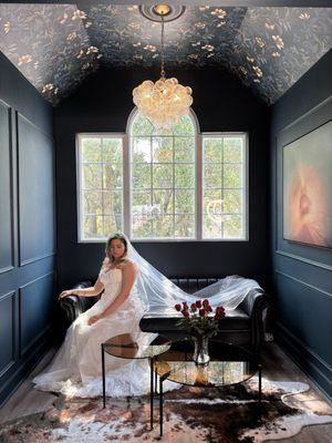 The perfect place to get ready for your wedding day! Bridal hair and makeup!