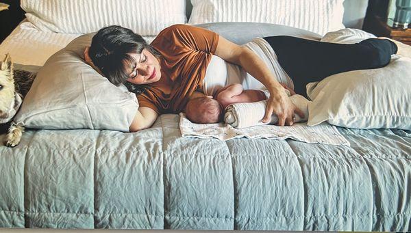 One of our favorite feeding positions!