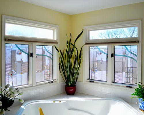 Contemporary Cotswald Peffers Bath casements.