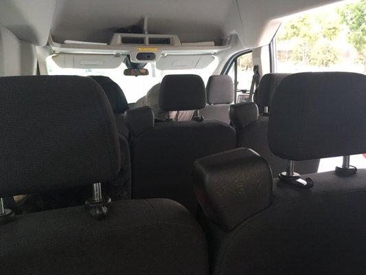 Interior of the van. Wow. What a scam.