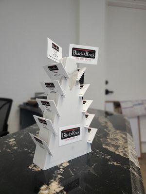 We just did a piece of art for our desk