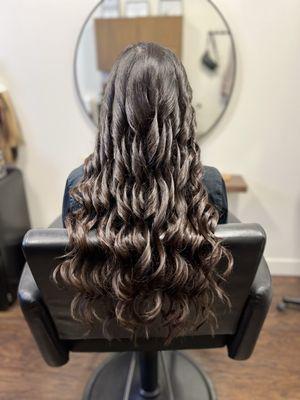 AFTER - curls lasted until the next day