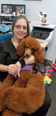 Dr. Cislo and Maggie