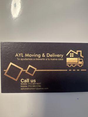 AYL Moving & Delivery