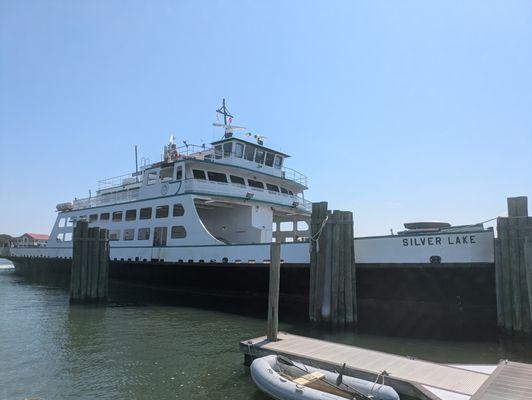 The ferry between Ocracoke and Cedar Island