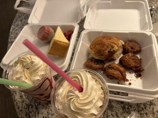 Sugar factory shakes. Not at all how the photo describes them and this was $42. Dollars