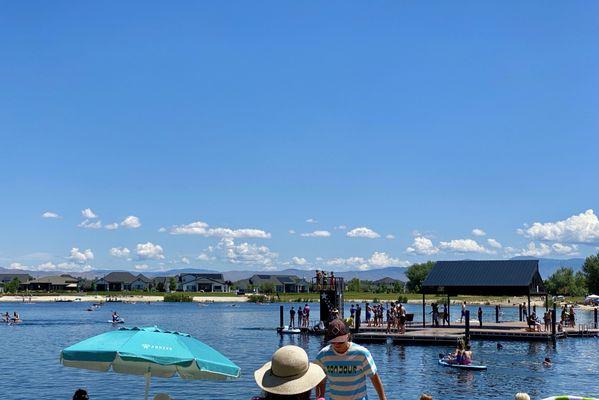Dockzilla on the west pond