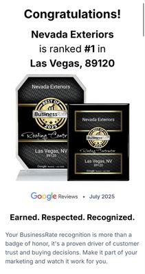 Voted best roofing contractor