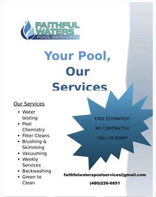 Faithful water, pool service