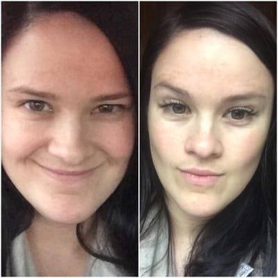 My lashes look incredible thanks to Cindy!!