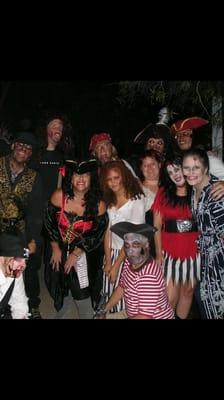 Some of the cast and crew for Scurvy Island. Great times