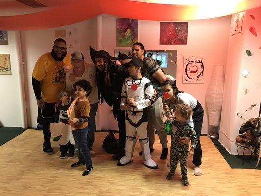 Play4Autism Creative Fitness club having some Halloween fun.