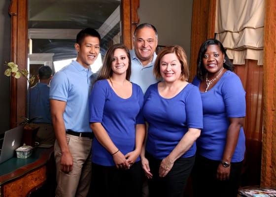 Dr Michael Dong with Dr Charley Varipapa and Team