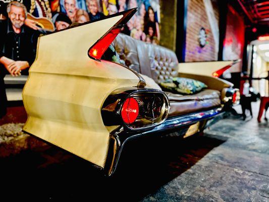 Famous 61 Cadillac photo opportunity chair!!