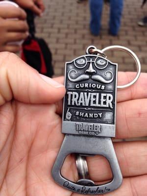 Traveler beer was one of my favorites and it didn't help that they were giving away free Merch!