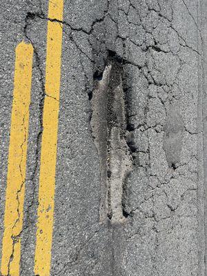 Pot hole on Aviation Blvd and 111th