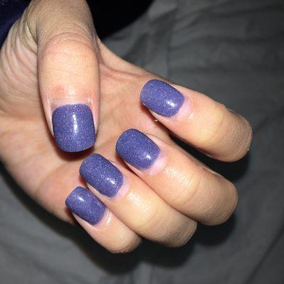 Dip powder after more than 3 weeks! Absolutely no chipping, only change is nail growth!