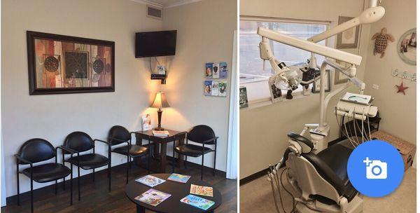 Reception area and hygiene room