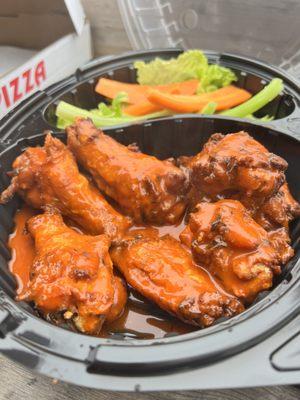 Hot wings - yum!