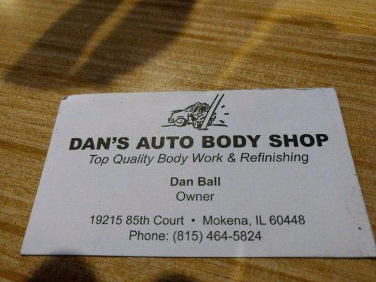 Dan's Auto Body Shop