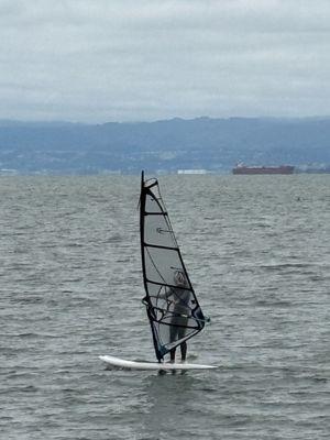 Wind surfer.