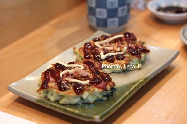 Okonomiyaki ($11) - comes with 2 pieces