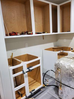 Dishwasher installation