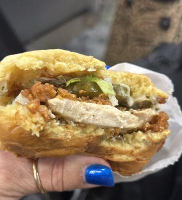 Chicken smash burger, hmm, it was ok