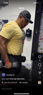 At the gym after a long day