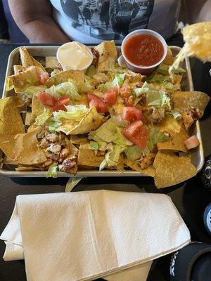 Chicken nachos