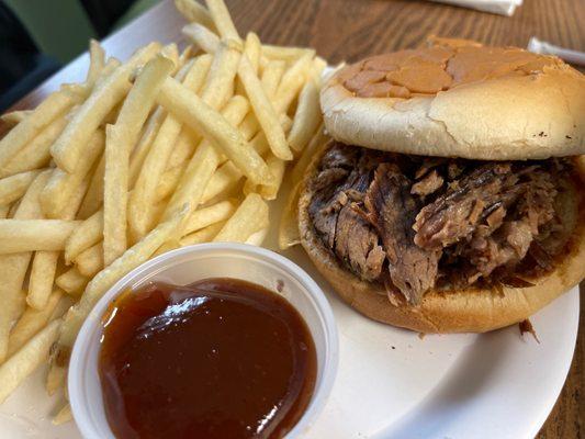 Pulled shredded beef!