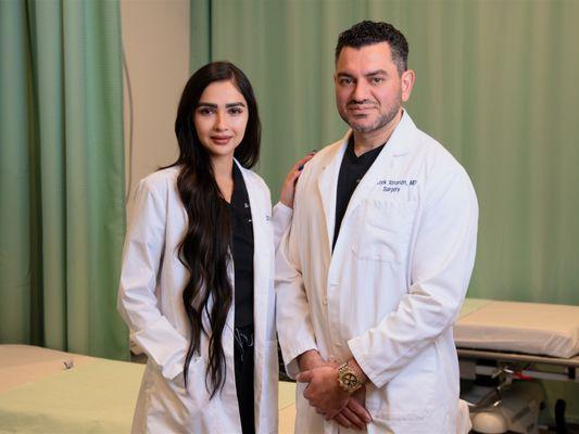 The owners of Elevé Cosmetic Surgery. Dr. Sheina Bawa and Dr. Tatarian