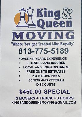 Kings & Queens Moving