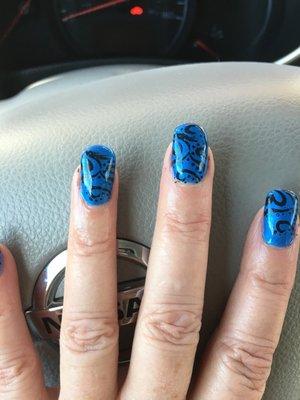 Crazy nails in awesome colors!