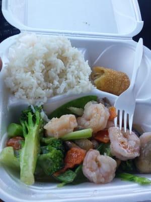Shrimp w veggies