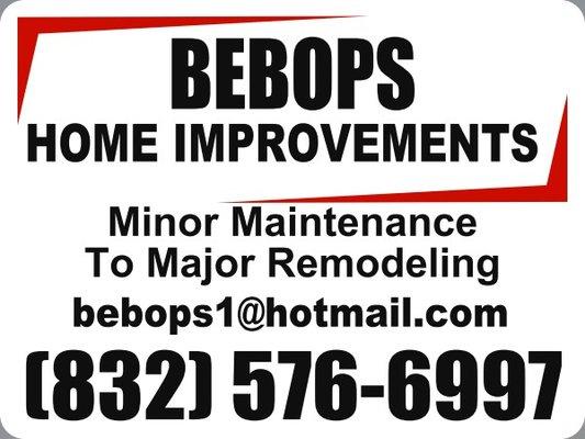 Bebops Home Improvements