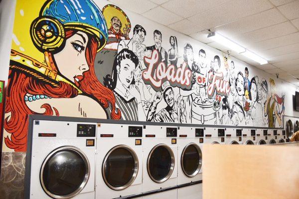 I love the murals here, so fun!