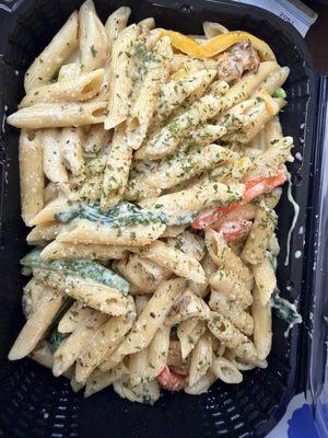 Jerk chicken Rasta pasta