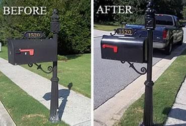 Sparkling mailboxes