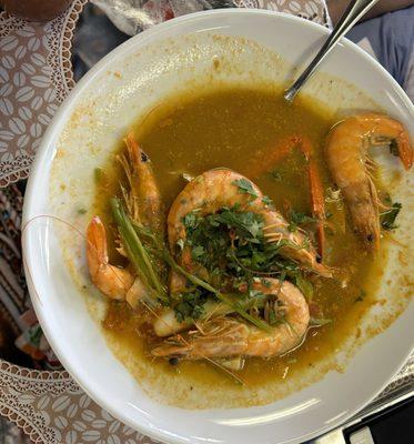Caldo de mariscos